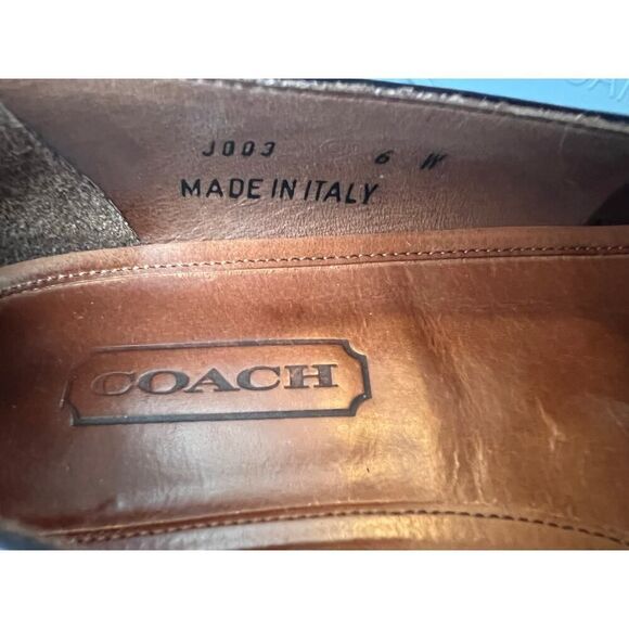 Coach LEAH LOAFER Black - Free delivery | Spartoo NET  COACH WOMEN’S BLACK LEATHER LOAFERS WOMENS SIZE 6W